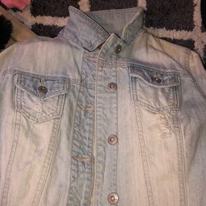 Cute light blue jean jacket